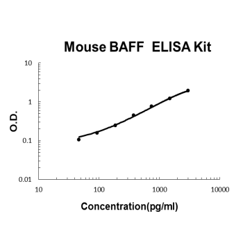 Mouse BAFF PicoKine ELISA Kit standard curve