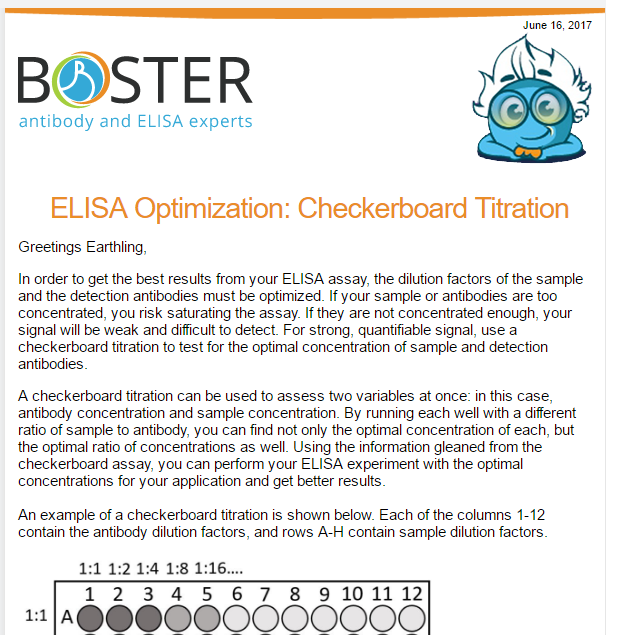 How to use checkerboard titration to optimize your ELISA immunoassays newsletter thumbnail